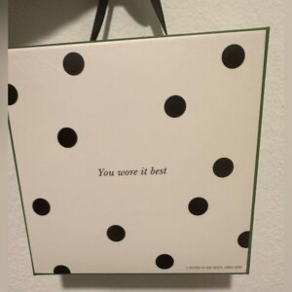 Limited Edition Pearl Polka Dot Hoop Earrings kate spade new york x Target Green - Picture 5 of 7